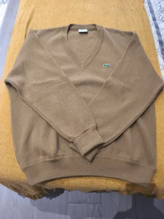 Jersey Lacoste Marrón V-Neck
