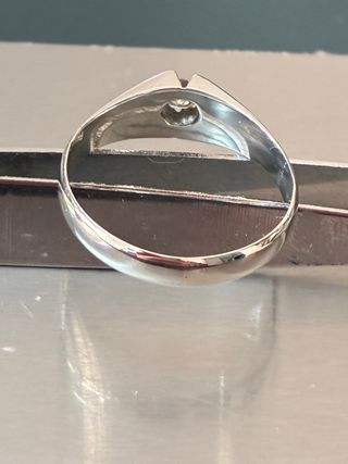 Anillo Oro 18k Diamante Natural 0.25 Ct