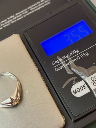 Anillo Oro 18k Diamante Natural 0.25 Ct