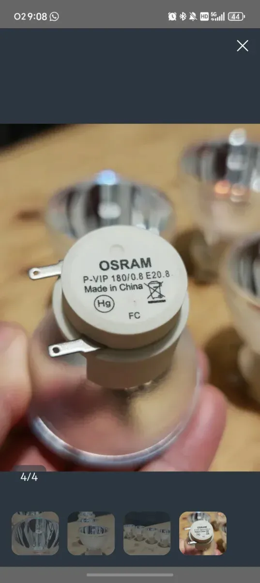 Lámpara OSRAM P-VIP 180/0.8 E20.8