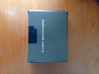 Cartera Purificación García Gris antracita y azul