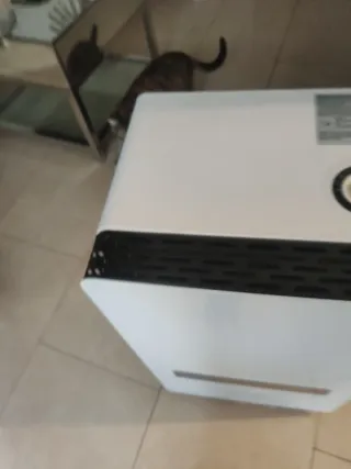 Estufa Orbegozo Gas Llama Azul Blanca