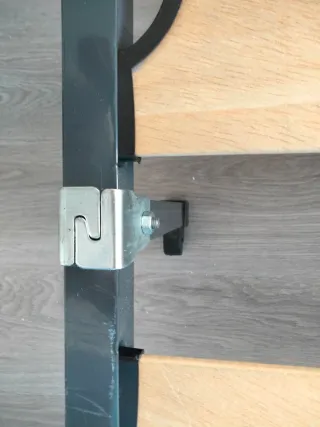 Somier de tablas madera y metal