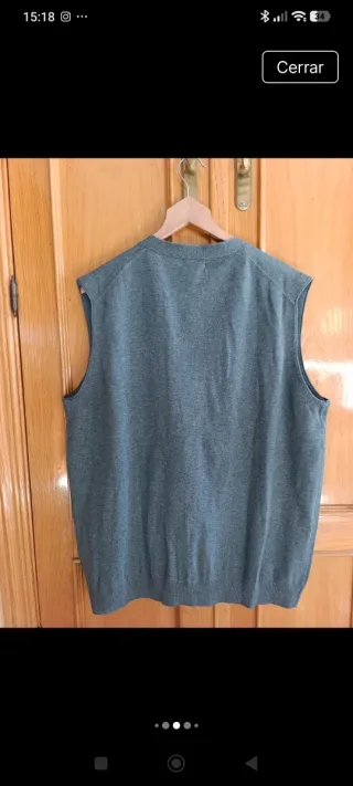 Chaleco Giovanni Bossi Gris sin estrenar