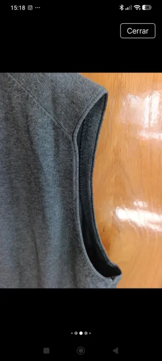 Chaleco Giovanni Bossi Gris sin estrenar