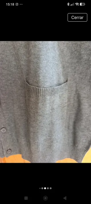 Chaleco Giovanni Bossi Gris sin estrenar