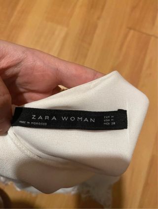 Lote 2 camisas encaje verde y blanco