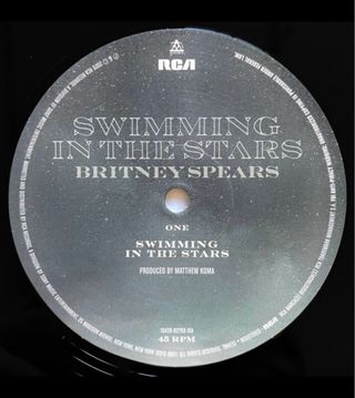 Vinilo Single Britney Spears Swimming in the Stars
