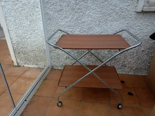 Mesa camarera plegable vintage