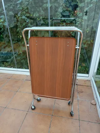 Mesa camarera plegable vintage
