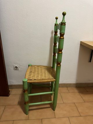 Silla Vintage de madera