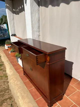 Mueble recibidor de madera