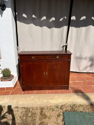 Mueble recibidor de madera