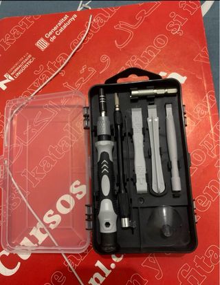 Caja de destornilladores de precisión