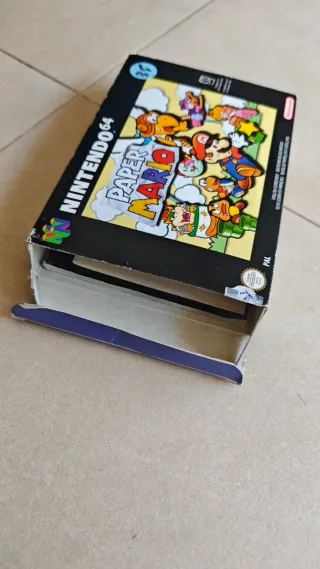 Paper Mario N64 Caja y Manual
