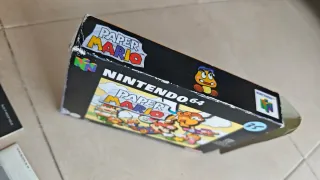 Paper Mario N64 Caja y Manual