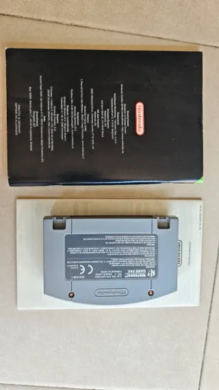 Paper Mario N64 Caja y Manual