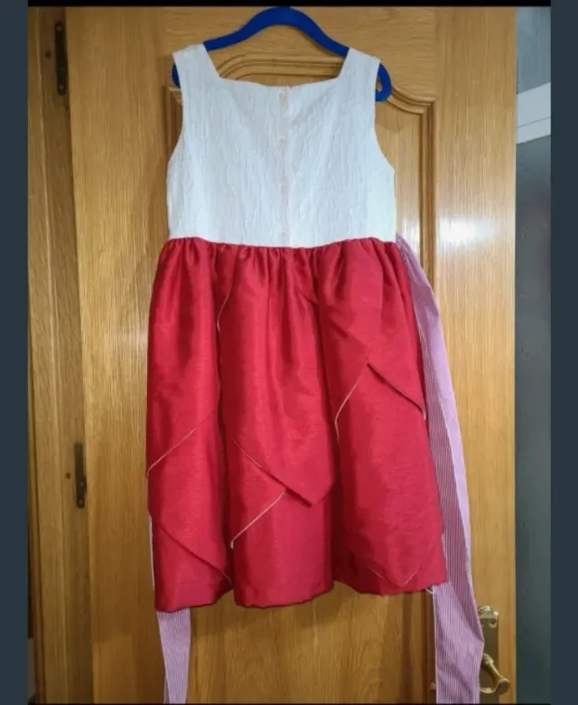 Vestido Ceremonia Niña Talla 8
