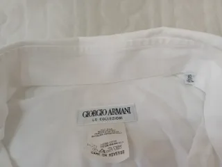 Camicia Classica Bianca Giorgio Armani - Eleganza