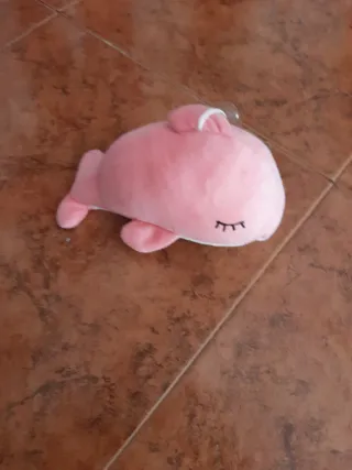 Lote de 3 peluches: pulpo, cerdito y tomate