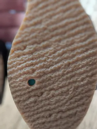 Sandalias piel cuña Kickers negras