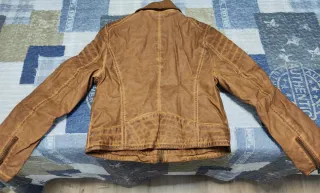 Cazadora mujer marrón