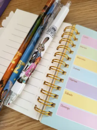 Conjunto Papelería Zootrópolis