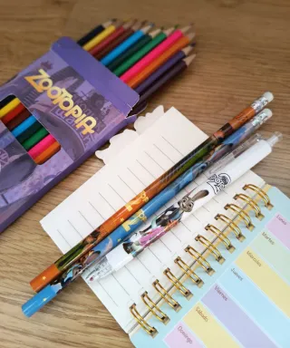 Conjunto Papelería Zootrópolis