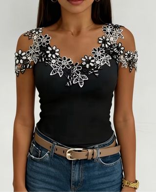 Camiseta sin mangas de moda para desarrollo dirigi