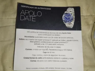 Reloj BG Azul y Plateado