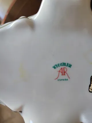 Salsera Recomar Luis XV Cerámica Plata