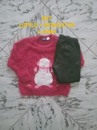 Set Bambina/o 4 Anni: Maglia e Pantalone