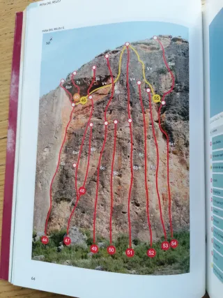 Guía de escalada de torcas de chodes. Morata de ja