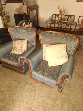 Sofá 3 plazas y 2 sillones
