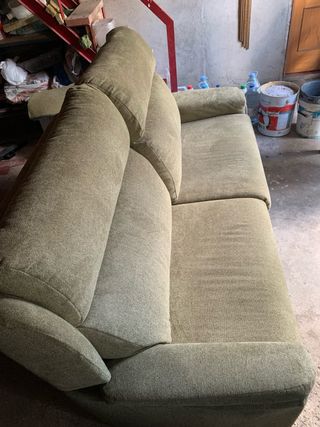 Sofá 3 plazas verde sin estrenar