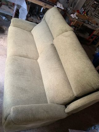 Sofá 3 plazas verde sin estrenar
