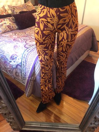 Pantalones legging estampado floral