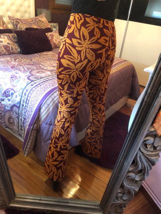 Pantalones legging estampado floral