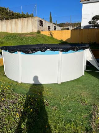 Piscina Desmontable Acero Ovalada GRE