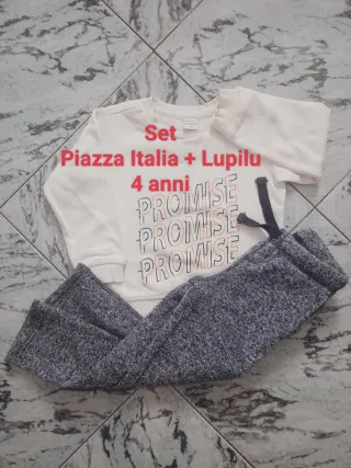 Set 4 anni Piazza Italia + Lupilu