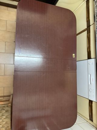 Mesa de cocina extensible madera