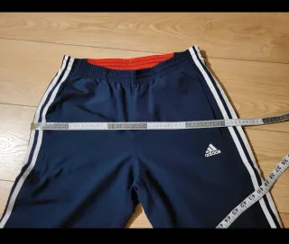 Chándal Adidas azul y naranja