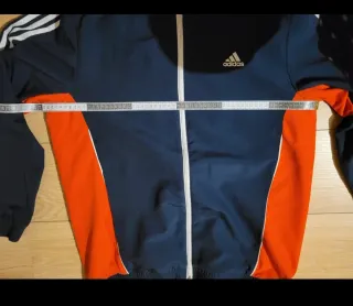 Chándal Adidas azul y naranja