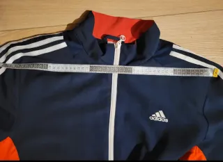 Chándal Adidas azul y naranja
