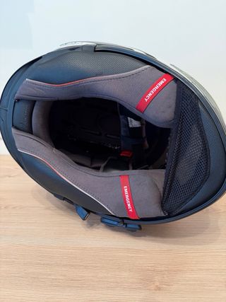 Casco Scorpion Negro Blanco Verde Moto