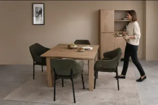 NUEVO Mueble vajillero 90 centímetros color roble