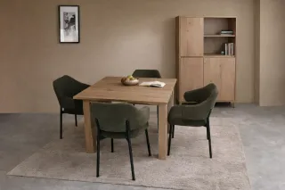 NUEVO Mueble vajillero 90 centímetros color roble