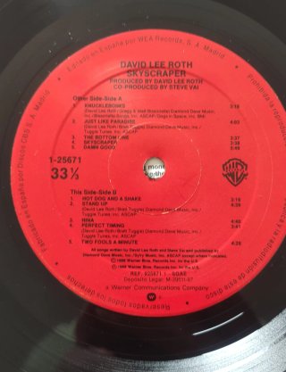 Lote 2 Vinilos David Lee Roth