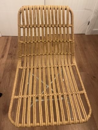 4 Sillas Ratán y Metal