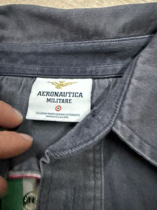 Polo Aeronautica Militare manga larga
